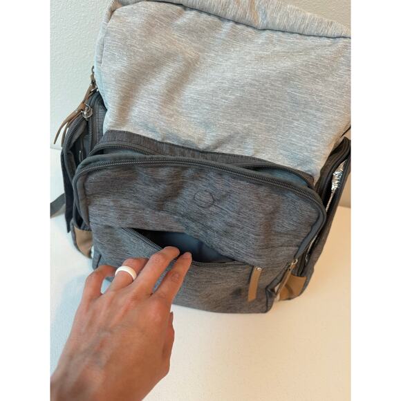 Eddie Bauer Cascade First Adventure Backpack Diaper Bag‎ - Gray - Picture 8 of 10